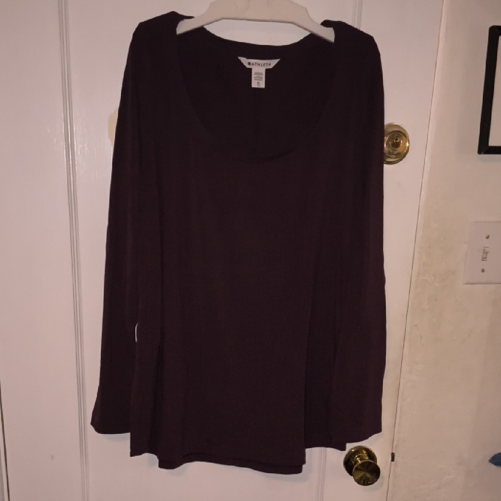 Athleta | Women's Rich Purple Long Sleeve Top